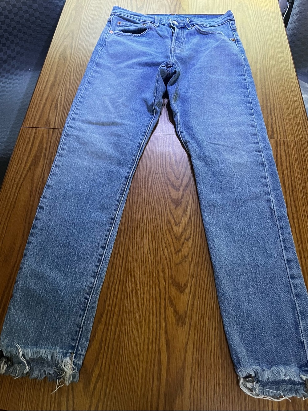 Levi’s 501S Skinny Blue Denim Jeans - classic Skinny Fit Size 27/28